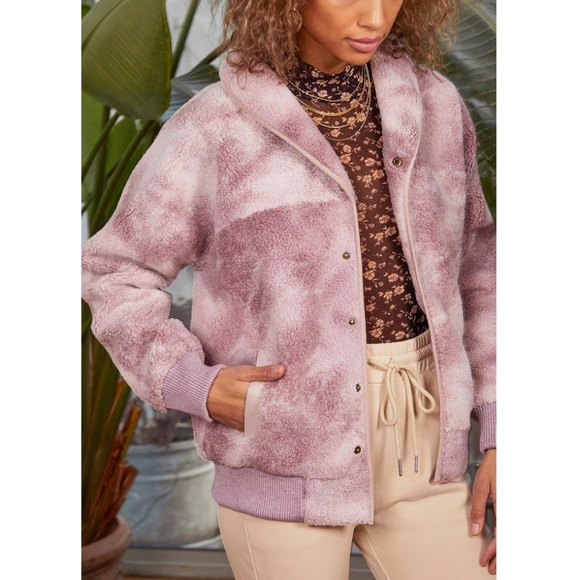 Heartloom Nyx Jacket Size Small Medium Lilac Sherpa Wool Blend NWT - Picture 14 of 17